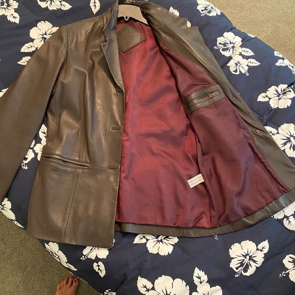 Women’s Leather Blazer L - Picture 5 of 16